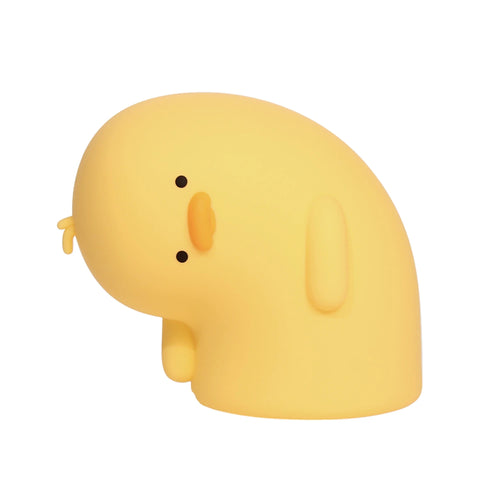 LED Night Lights Cute Duck Silicone Lamp USB Rechargeable Timing