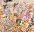 5PCS Cartoon Cute Hello Kitty Rilakkuma Stickers Die-cutting Sticker